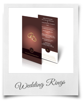 Wedding Rings - Wedding Invitations